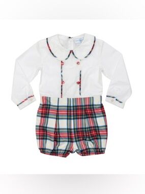 Henry Duvall Long Sleeve Barrett Bubble in Townsend Tartan (Size: 3T) NWOT